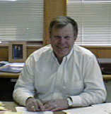 john at desk